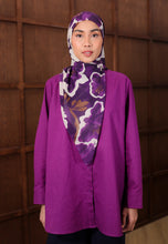 Load image into Gallery viewer, Erum Linen Top (Violet)
