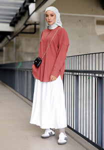 Zayna Plain Top (Brick)