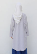 Load image into Gallery viewer, Mahdia Linen Top (Soft Grey)