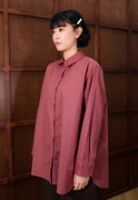 Load image into Gallery viewer, Erum Linen Top (Redwood)