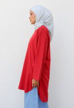 Load image into Gallery viewer, Mahdia Linen Top (Red)