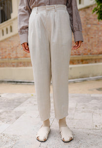 Luna Linen Pants (Linen Brown)