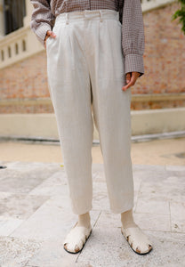 Luna Linen Pants (Linen Brown)