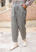 Load image into Gallery viewer, Luna Linen Pants (Space Grey)