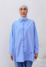 Load image into Gallery viewer, Lumi Stripe Top (Blue)