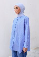 Load image into Gallery viewer, Lumi Stripe Top (Blue)