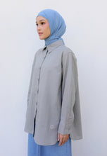 Load image into Gallery viewer, Erum Linen Top (Light Grey)