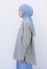 Load image into Gallery viewer, Erum Linen Top (Light Grey)