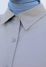 Load image into Gallery viewer, Erum Linen Top (Light Grey)