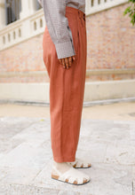 Load image into Gallery viewer, Luna Linen Pants (Brick Brown)