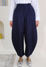 Load image into Gallery viewer, Malia Barrel Pants (Navy Blue)