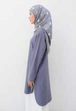 Load image into Gallery viewer, Mahdia Linen Top (Blue Grey)