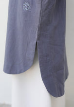 Load image into Gallery viewer, Mahdia Linen Top (Blue Grey)