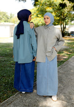 Load image into Gallery viewer, Erum Linen Top (Light Grey)