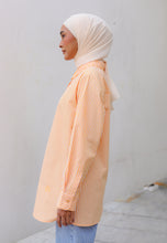 Load image into Gallery viewer, Lumi Stripe Top (Yellowish Orange)