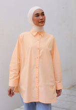 Load image into Gallery viewer, Lumi Stripe Top (Yellowish Orange)