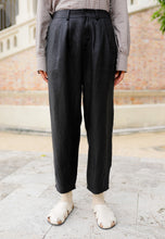 Load image into Gallery viewer, Luna Linen Pants (Black 2.0)