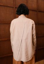 Load image into Gallery viewer, Nouf Stripe Top (Brown Pink)