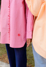 Load image into Gallery viewer, Lumi Stripe Top (Yellowish Orange)