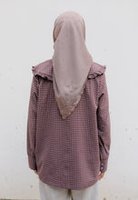 Load image into Gallery viewer, Myra Checkered Top (Dusty Brown)