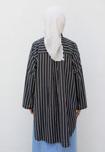 Load image into Gallery viewer, Naina Stripe Top (Blue-Black)