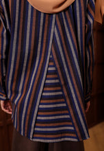 Load image into Gallery viewer, Nouf Stripe Top (Darkblue)