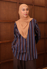 Load image into Gallery viewer, Nouf Stripe Top (Darkblue)