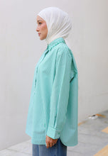 Load image into Gallery viewer, Lumi Stripe Top (Pastel Green)