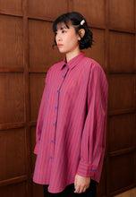 Load image into Gallery viewer, Nouf Stripe Top (Hotpink Blue)
