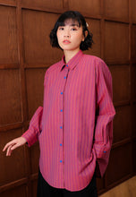 Load image into Gallery viewer, Nouf Stripe Top (Hotpink Blue)