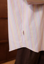 Load image into Gallery viewer, Nouf Stripe Top (Purple Brown)