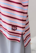 Load image into Gallery viewer, Yara 3D Stripe T-Shirt (Red)