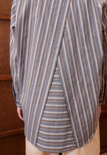Load image into Gallery viewer, Nouf Stripe Top (Grey Brown)