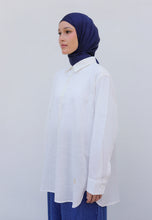 Load image into Gallery viewer, Erum Linen Top (Pearl White)
