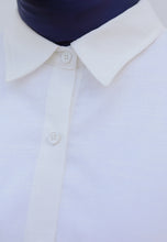 Load image into Gallery viewer, Erum Linen Top (Pearl White)