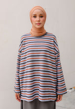Load image into Gallery viewer, Yara 3D Stripe T-Shirt (Grey)