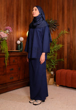 Load image into Gallery viewer, Seruni  Kurung (Navy Blue)