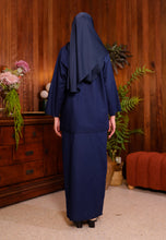 Load image into Gallery viewer, Seruni  Kurung (Navy Blue)