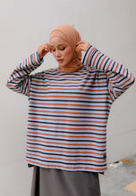 Load image into Gallery viewer, Yara 3D Stripe T-Shirt (Grey)