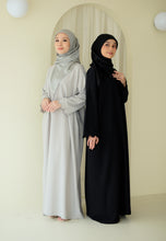 Load image into Gallery viewer, Anbar Sulaman Kaftan (Soft Grey)