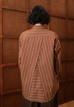 Load image into Gallery viewer, Nouf Stripe Top (Brown)