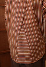Load image into Gallery viewer, Nouf Stripe Top (Brown)