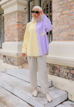 Load image into Gallery viewer, Daena Pastel Top (Yellow Purple)