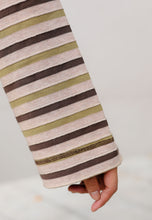 Load image into Gallery viewer, Yara 3D Stripe T-Shirt (Coffee)