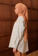 Load image into Gallery viewer, Nouf Stripe Top (Mustard Green)