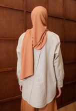 Load image into Gallery viewer, Nouf Stripe Top (Mustard Green)