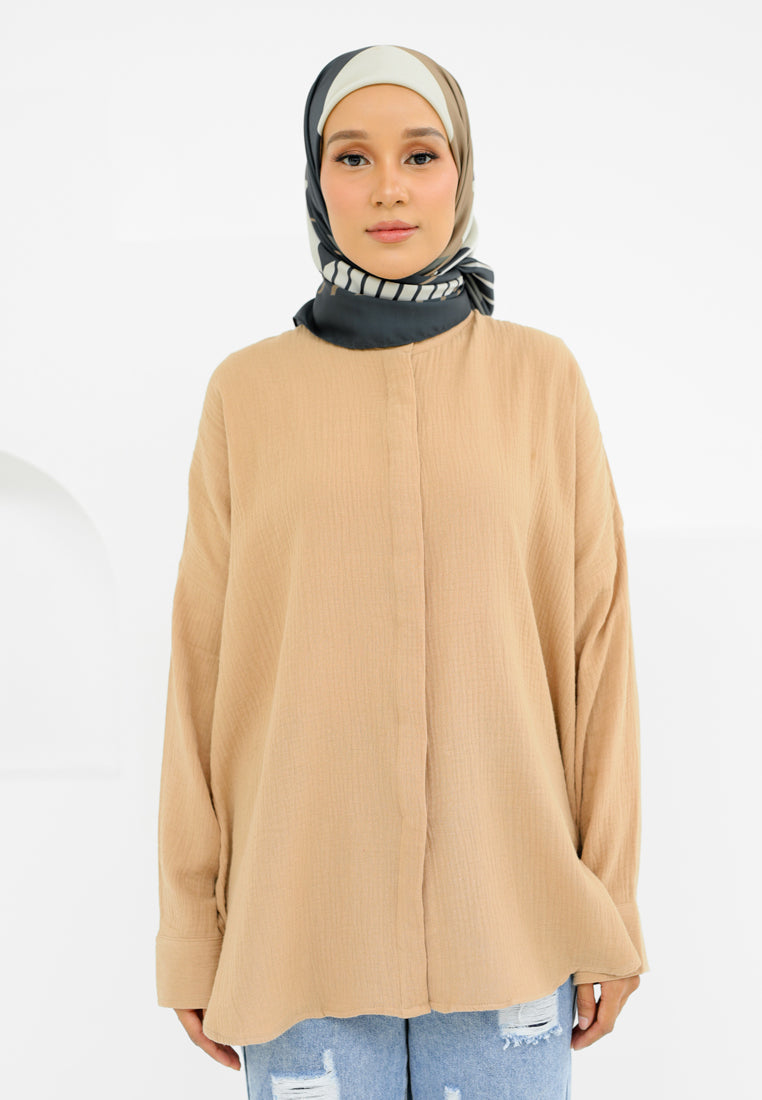 Suri Plain Top (Brown)