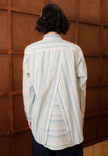 Load image into Gallery viewer, Nouf Stripe Top (Cream Green)