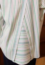 Load image into Gallery viewer, Nouf Stripe Top (Cream Green)