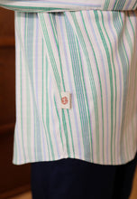 Load image into Gallery viewer, Nouf Stripe Top (Cream Green)